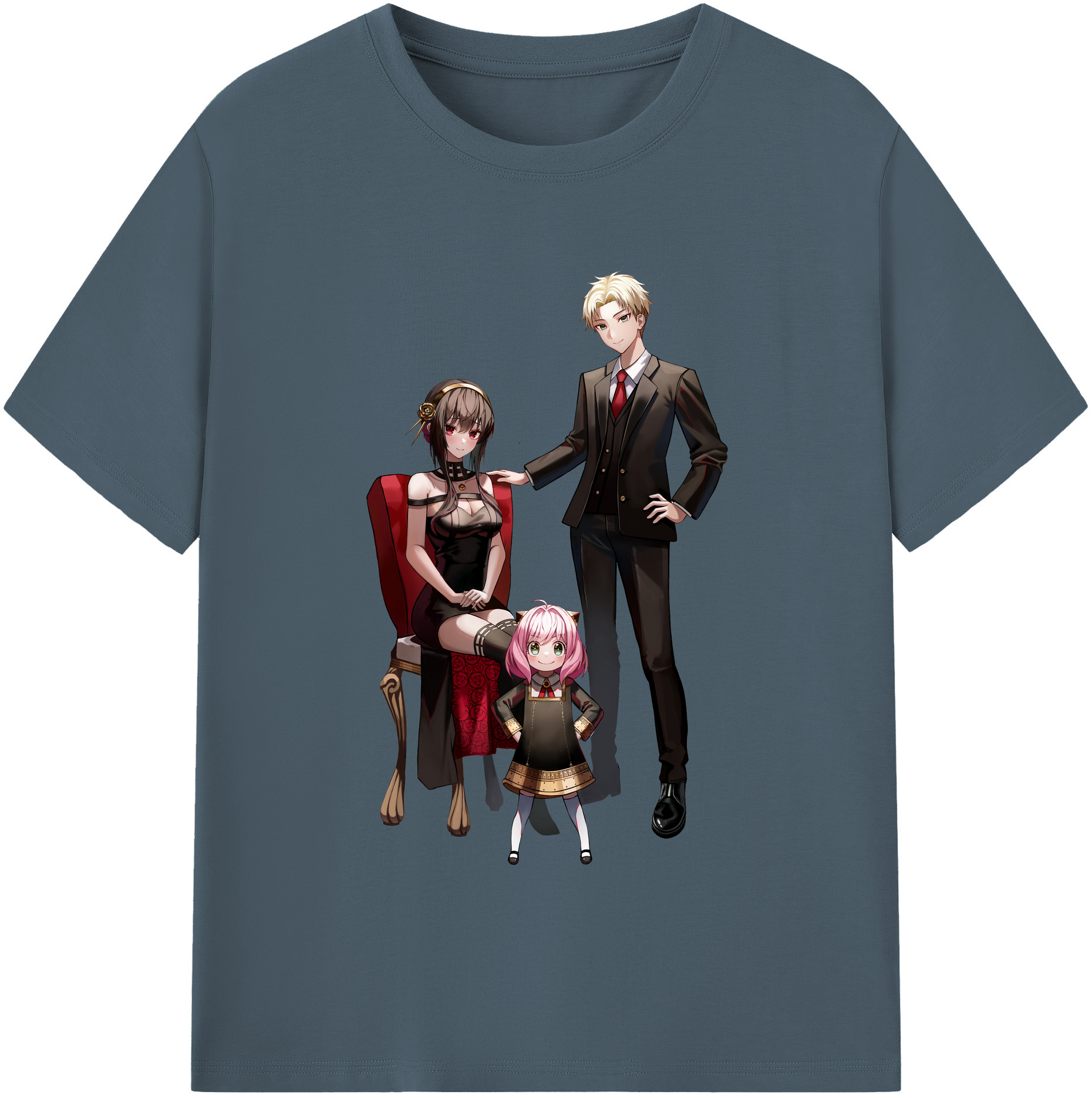 （画像用） SPY×FAMILY间谍家家酒 綿100％半袖Tシャツ（フロントプリント）